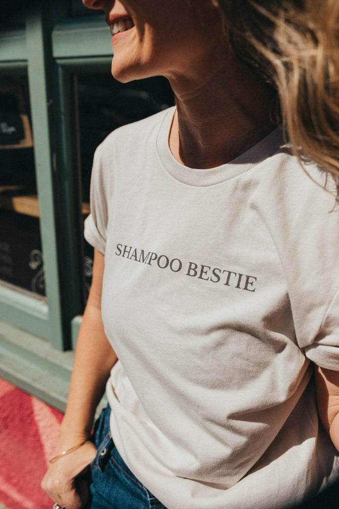 "SHAMPOO BESTIE - TEXT ME" Tee