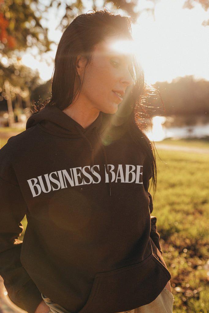 "BUSINESS BABE" hoodie