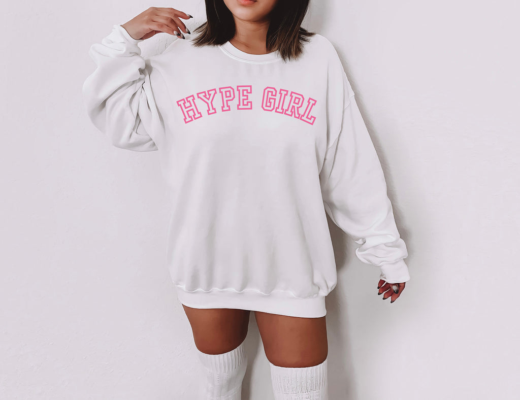 "HYPE GIRL" crew sweatshirt
